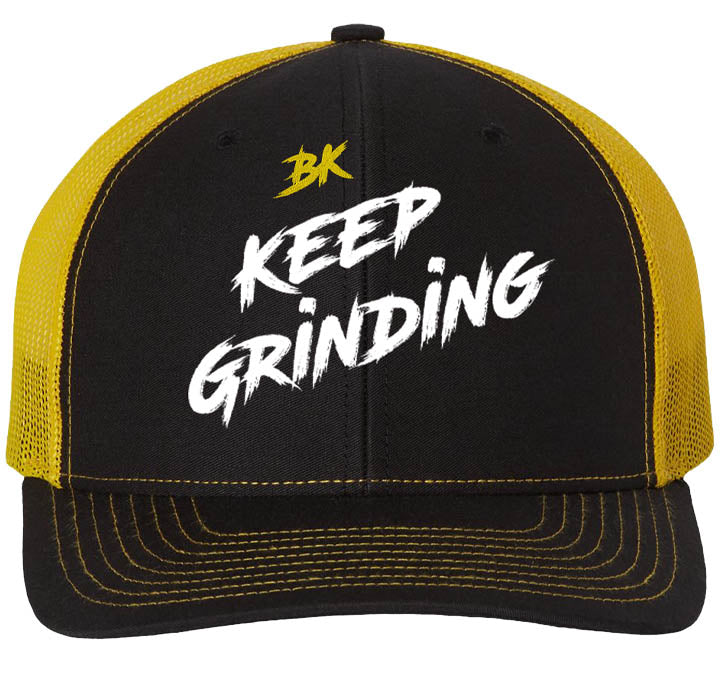 KEEP GRINDING TRUCKER HAT