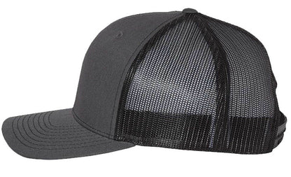 BK EMBROIDERED TRUCKER HAT - BLACK