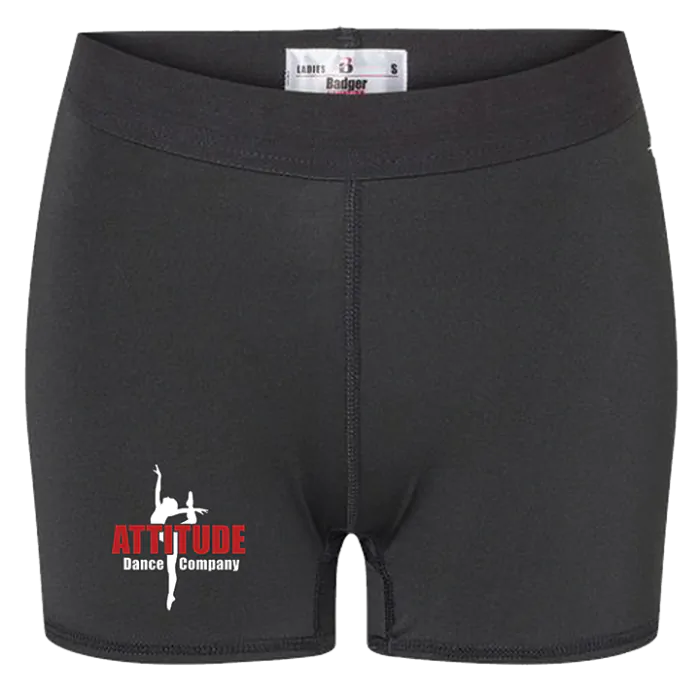 ATTITUDE DANCE - WOMENS PRO COMPRESSION-SHORTS