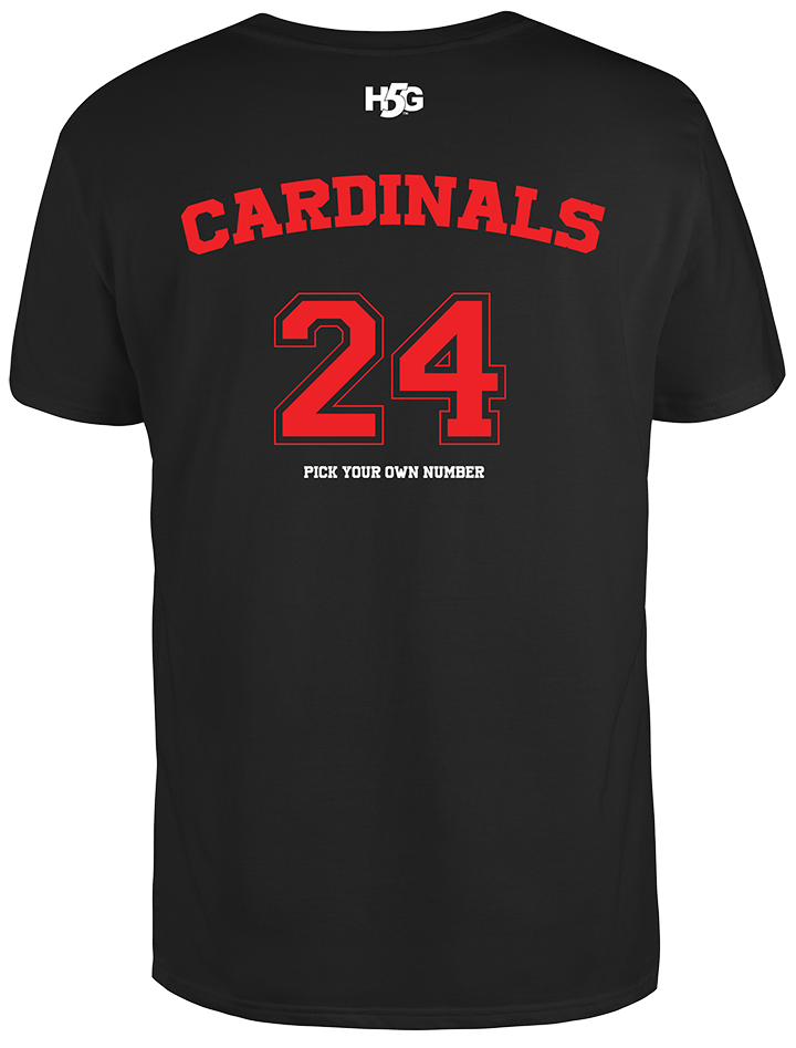 CARDINALS PERSONAL NUMBER TEE