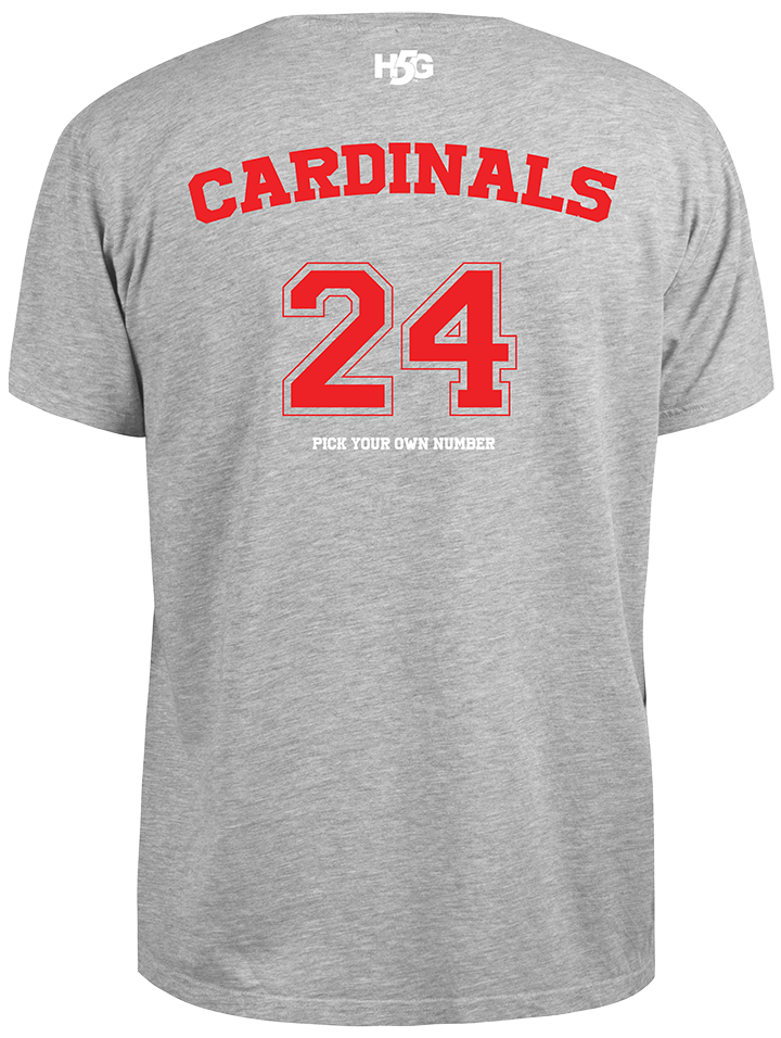 CARDINALS PERSONAL NUMBER TEE