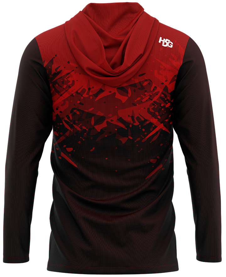 CARDINALS SPLATTER HOODIE (DYE-SUB)