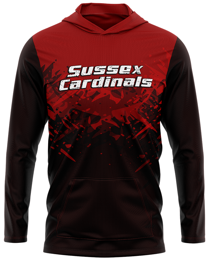 CARDINALS SPLATTER HOODIE (DYE-SUB)