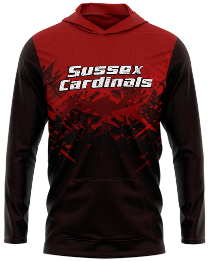 CARDINALS SPLATTER HOODIE (DYE-SUB)