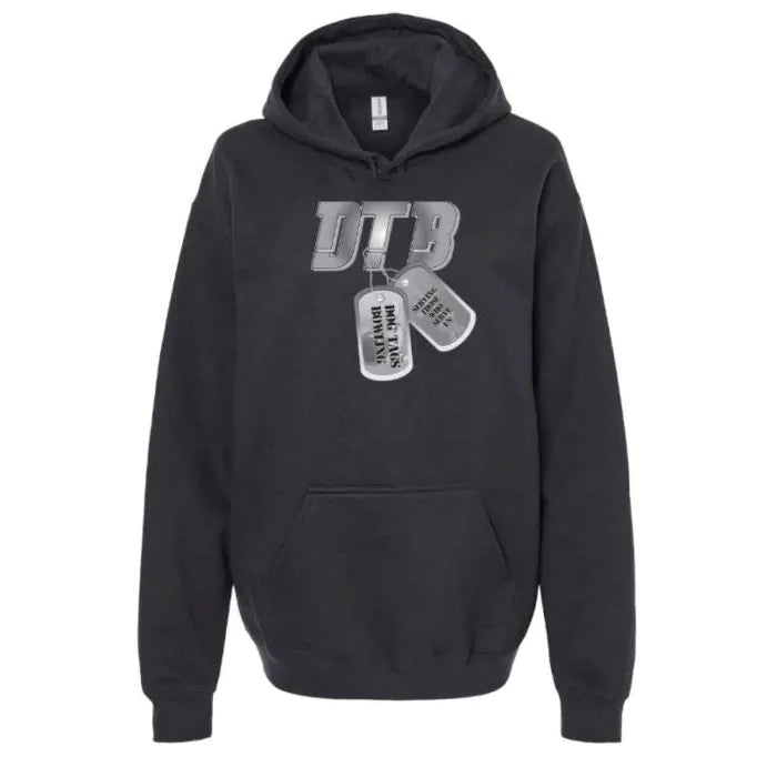 DOG TAGS HOODED SWEATSHIRT