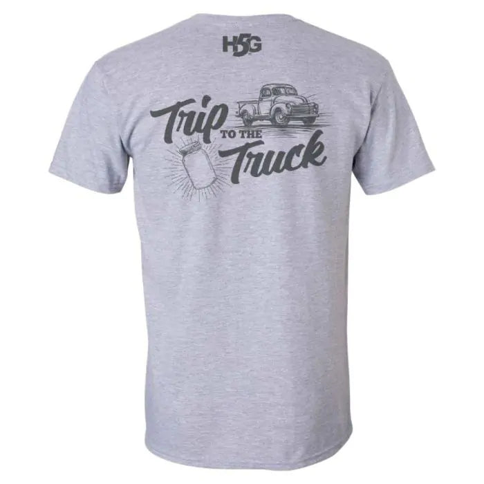 DOG TAGS TRIP TO THE TRUCK T-SHIRT