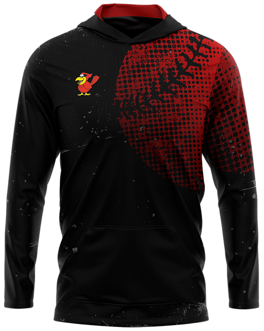 CARDINALS HALFTONE BALL HOODIE (DYE-SUB)