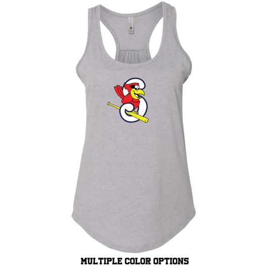 CARDINALS WOMENS GATHERED RACERBACK TANK TOP