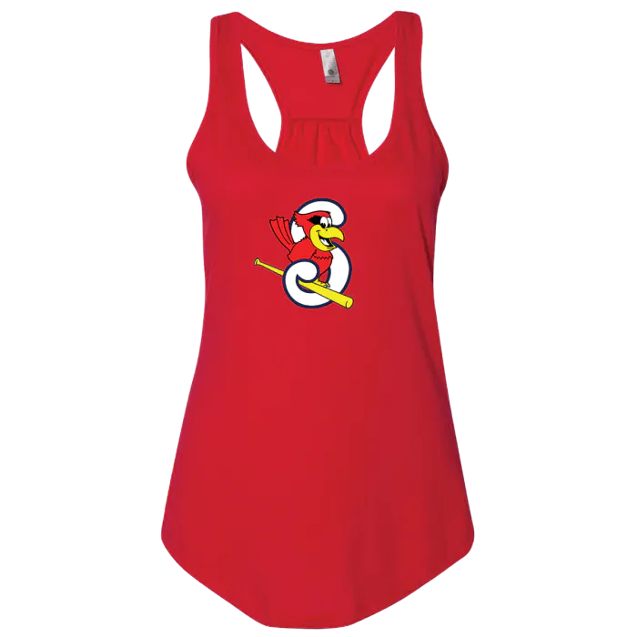 CARDINALS WOMENS GATHERED RACERBACK TANK TOP