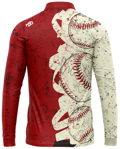 CARDINALS SKETCH 1/4 ZIP (DYE-SUB)