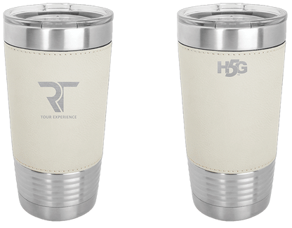 RT TOUR LEATHER WRAPPED TUMBLER