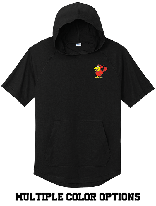 CARDINALS SPORT-TEK® SHORT SLEEVE HOODIE