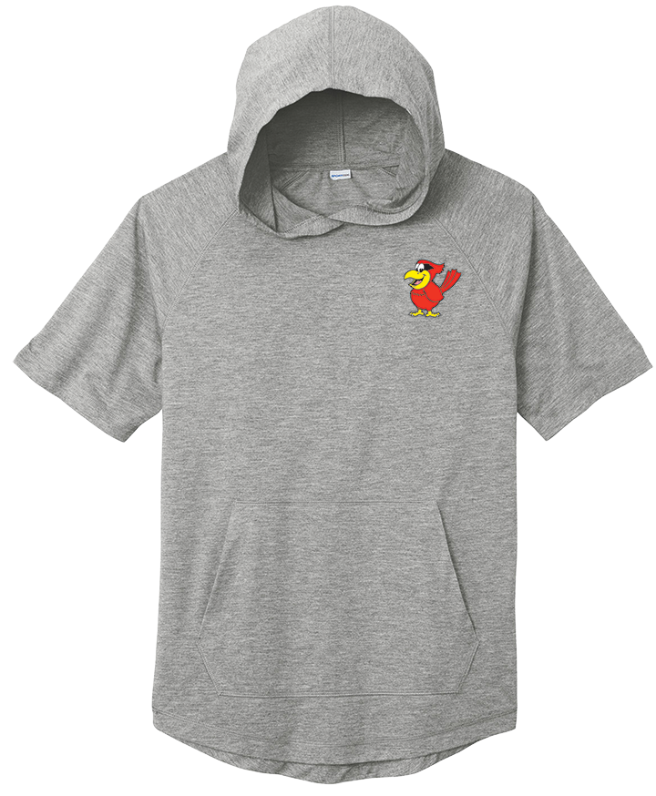 CARDINALS SPORT-TEK® SHORT SLEEVE HOODIE