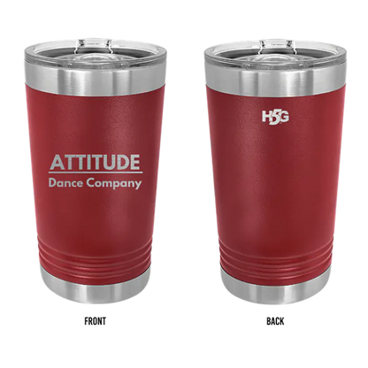 ATTITUDE DANCE - ENGRAVED TRAVEL TUMBLER