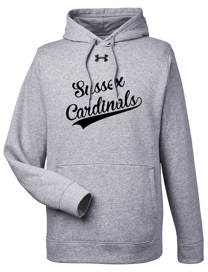 CARDINALS UNDER ARMOUR MENS HOODED SWEATSHIRT