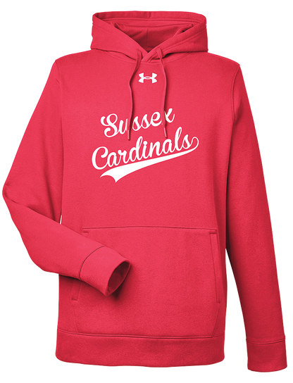 CARDINALS UNDER ARMOUR MENS HOODED SWEATSHIRT