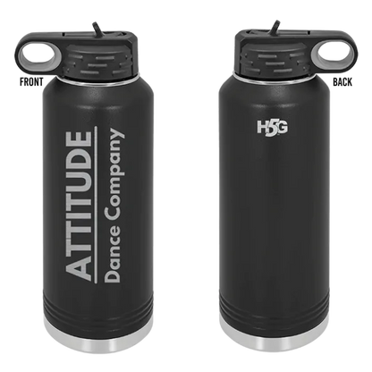 ATTITUDE DANCE - ENGRAVED WATER BOTTLE