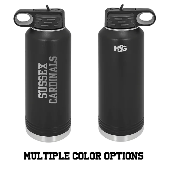 CARDINALS ENGRAVED WATER BOTTLE