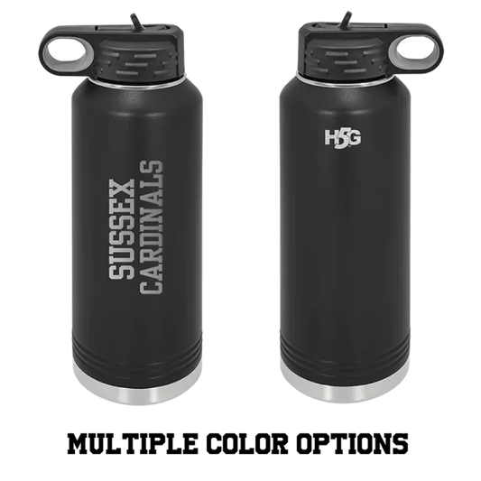 CARDINALS ENGRAVED WATER BOTTLE