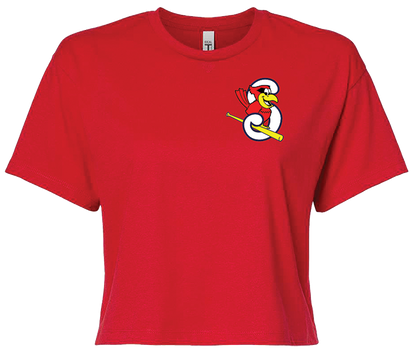 CARDINALS WOMENS CROP TEE